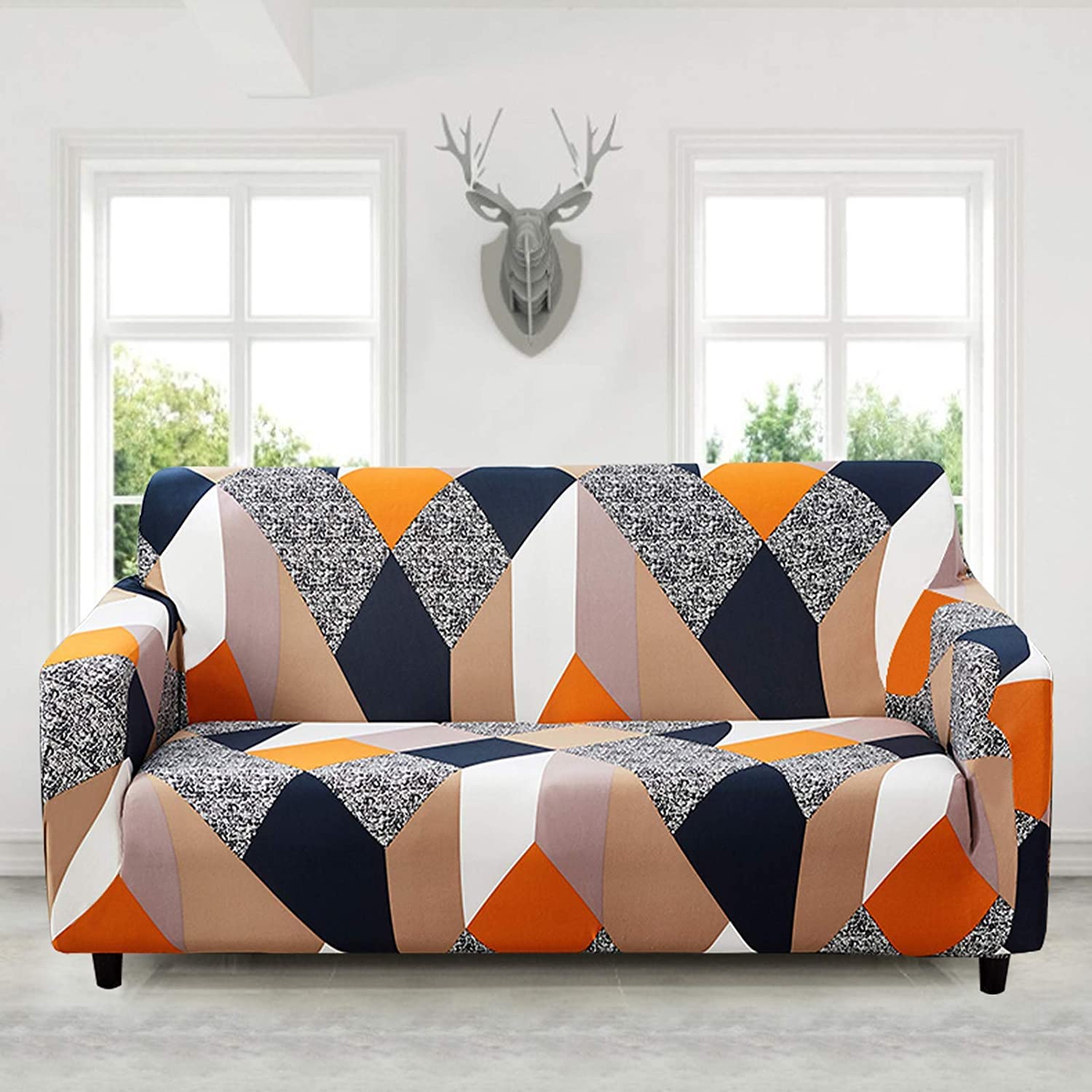 Premium Elastic and Stretchable Non-Slip Sofa Cover for All Types of Sofas - Fab Home Decor - Sofa Cover