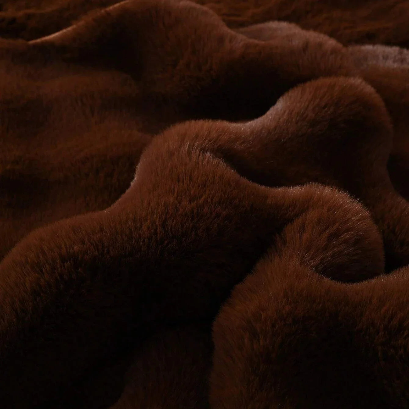 Plush Non Slip Sofa Mat - Dark Coffee