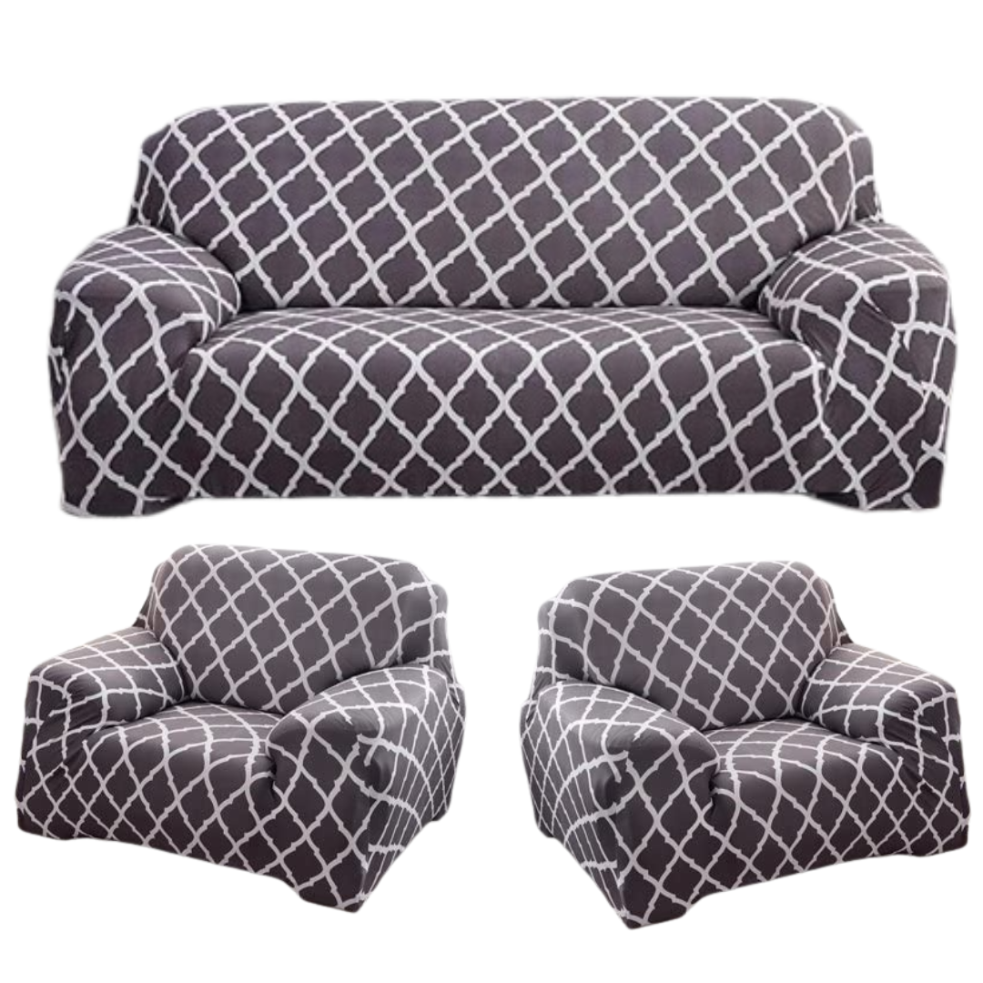 Tie-N-Dye Exclusive Premium Spandex Fabric Fitted Stretchable Sofa Cover