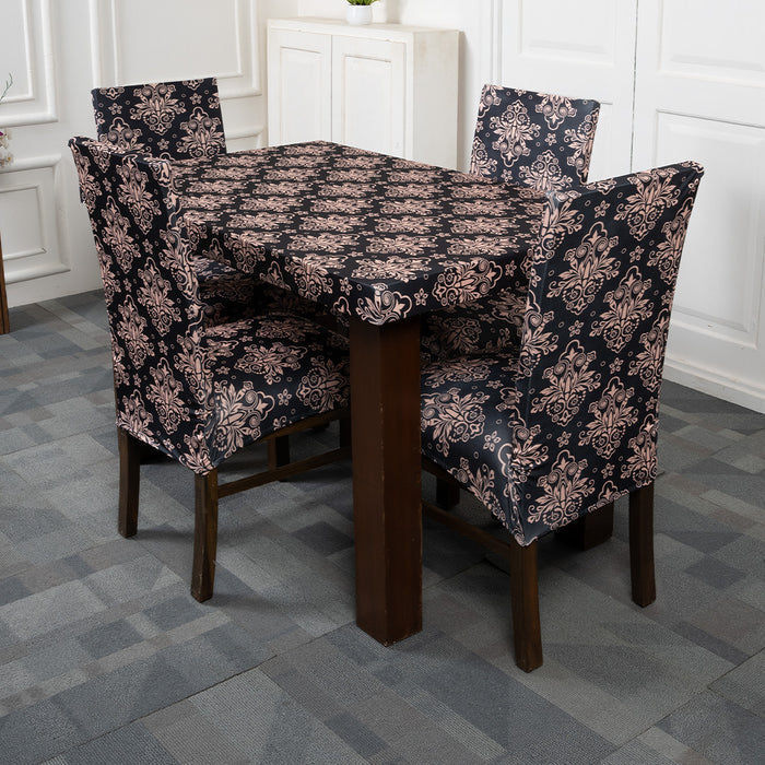Tie-N-Dye Exclusive Premium Chair Cover With Table Cover Combo
