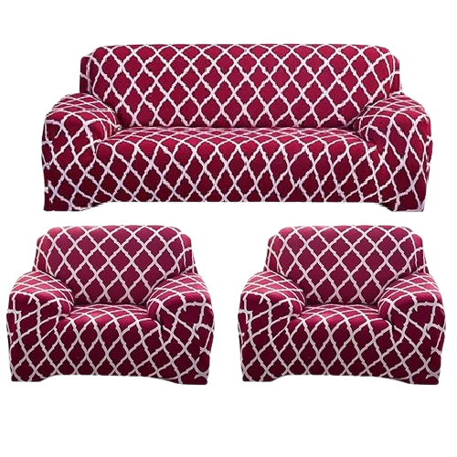 Tie-N-Dye Exclusive Premium Spandex Fabric Fitted Stretchable Sofa Cover
