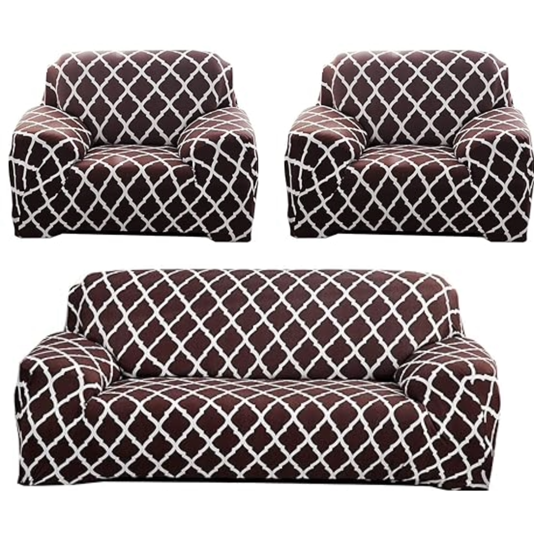 Tie-N-Dye Exclusive Premium Spandex Fabric Fitted Stretchable Sofa Cover