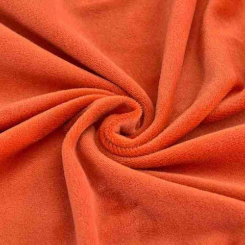 Tie-N-Dye Premium Wrinkle-Free Stretchable | Washable Plain Velvet Chair Covers | Light Orange (QHCC-169)