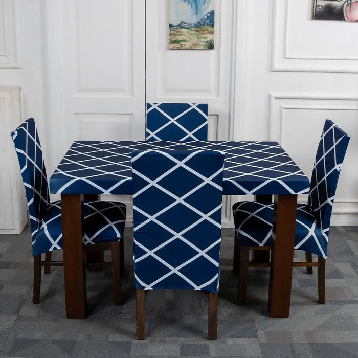 Tie-N-Dye Exclusive Premium Chair Cover With Table Cover Combo