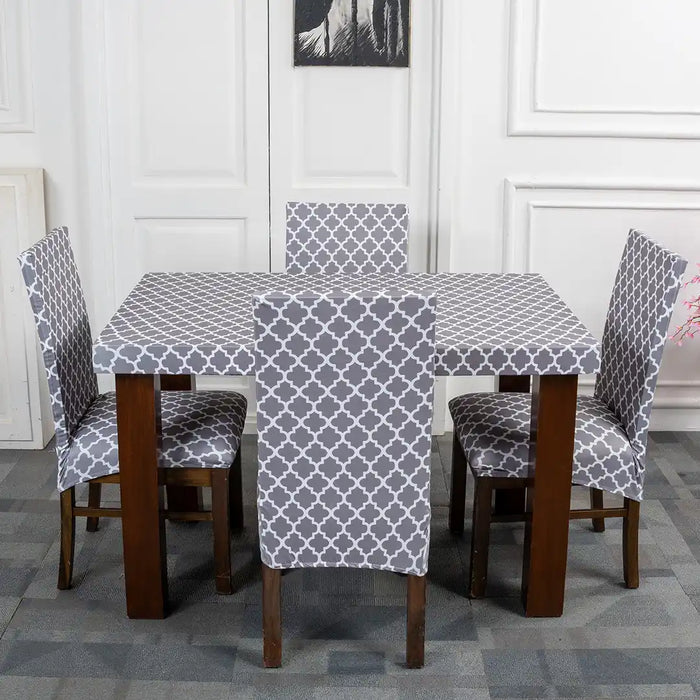 Tie-N-Dye Exclusive Premium Chair Cover With Table Cover Combo
