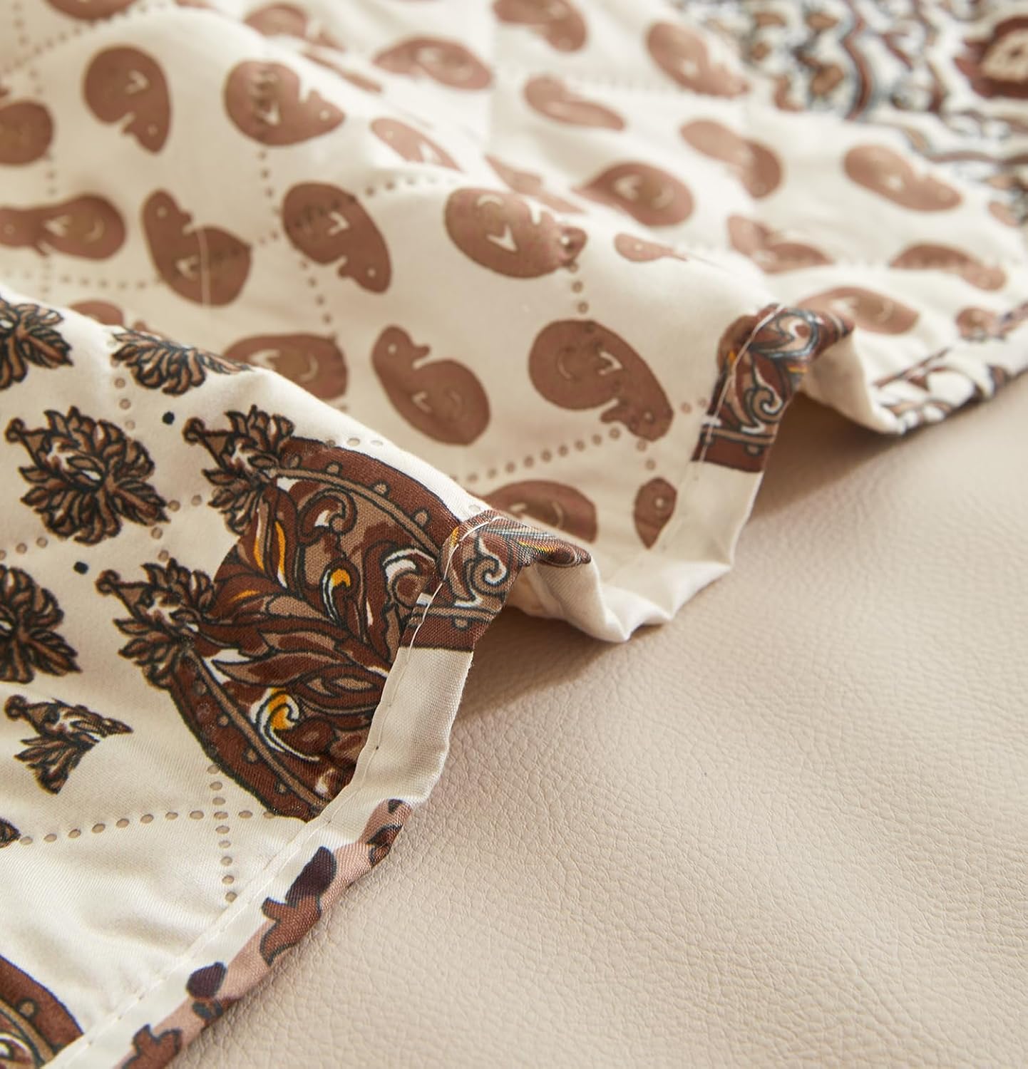 WATERPROOF QUILTED RECLINER COVER - BOHO BROWN