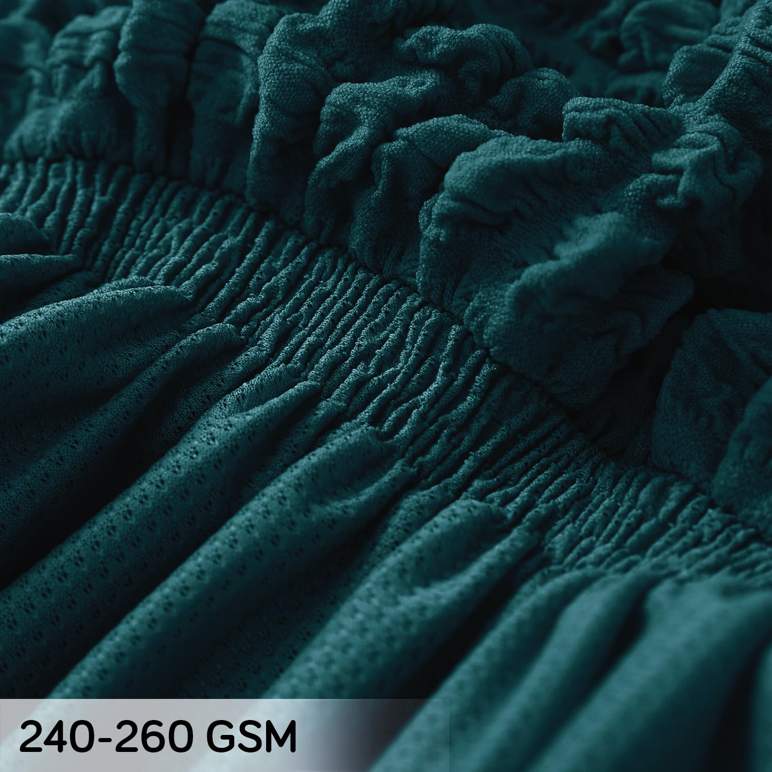 2025 Turkish Bubble Frill Chair Covers : Teal