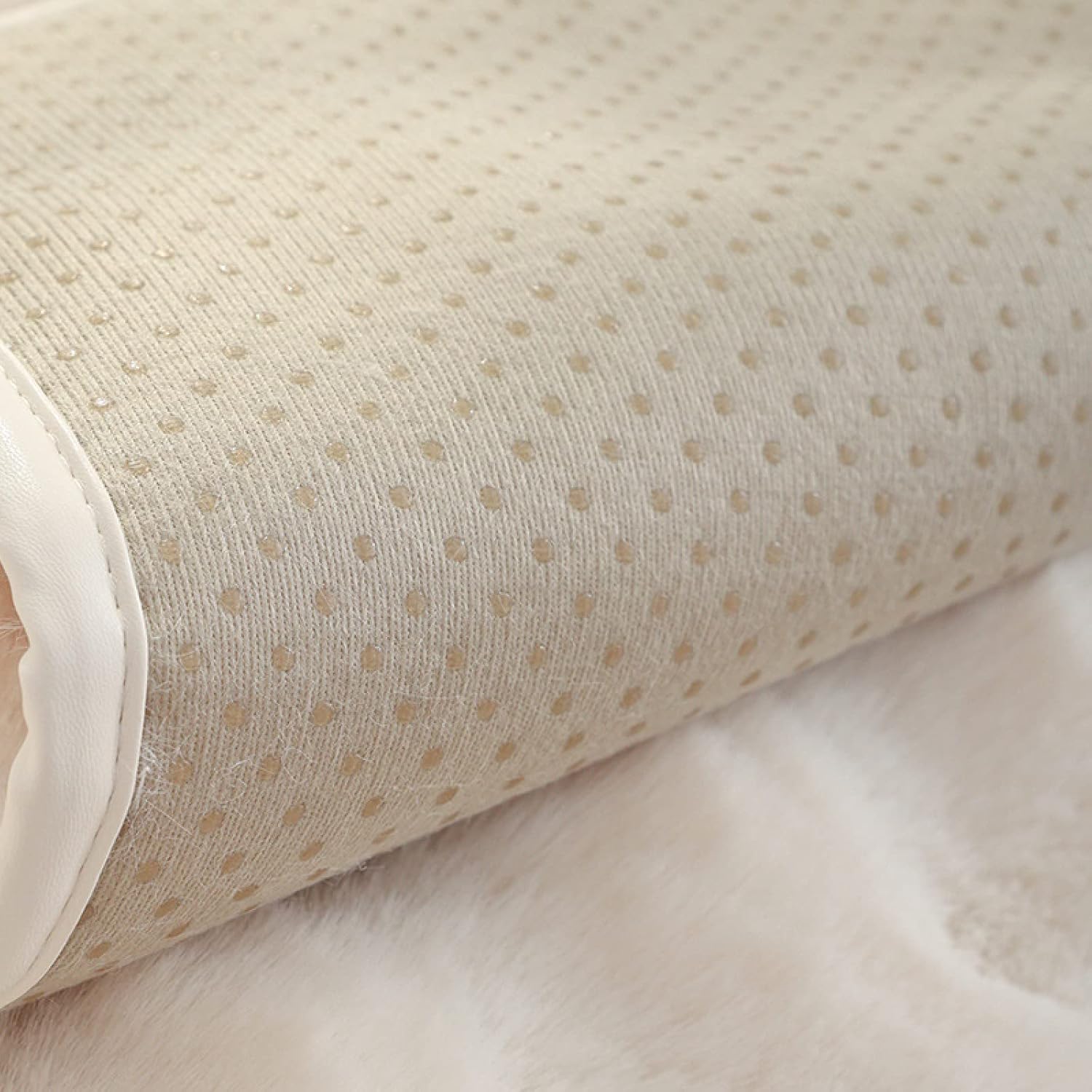Plush Non Slip Sofa Mat - Pearl Beige