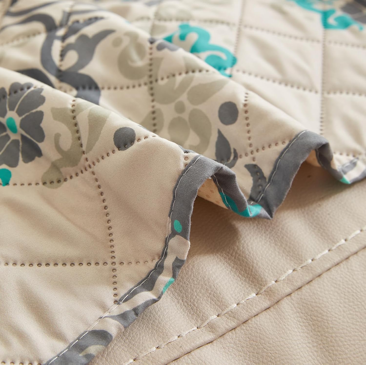 WATERPROOF QUILTED RECLINER COVER - BOHO GREEN