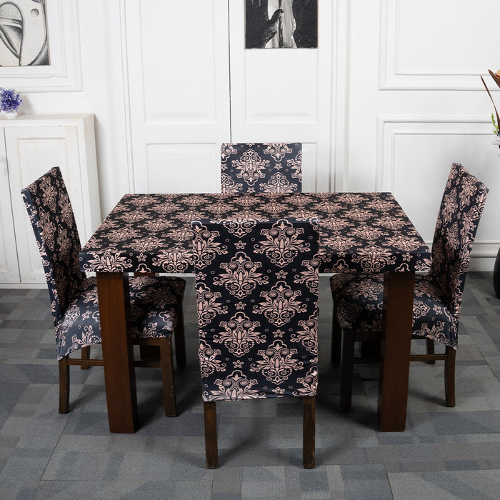 Tie-N-Dye Exclusive Premium Chair Cover With Table Cover Combo
