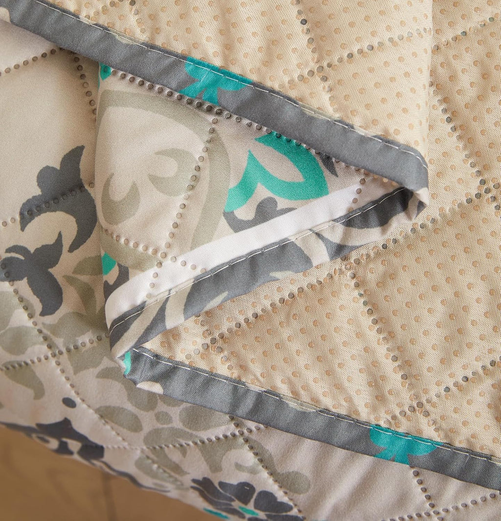 WATERPROOF QUILTED RECLINER COVER - BOHO GREEN