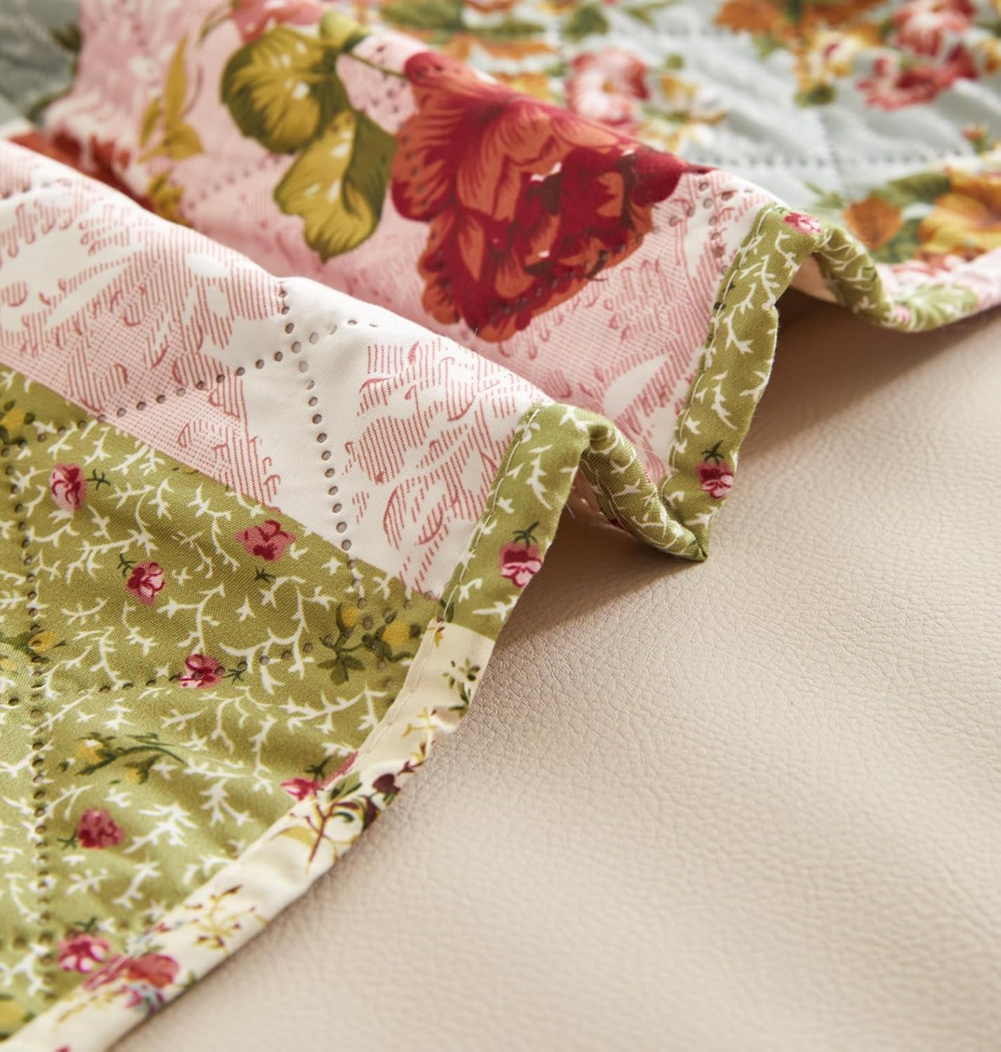 WATERPROOF QUILTED RECLINER COVER - FLORA JADE