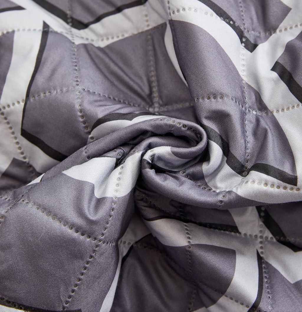 WATERPROOF QUILTED RECLINER COVER - OCTA GREY