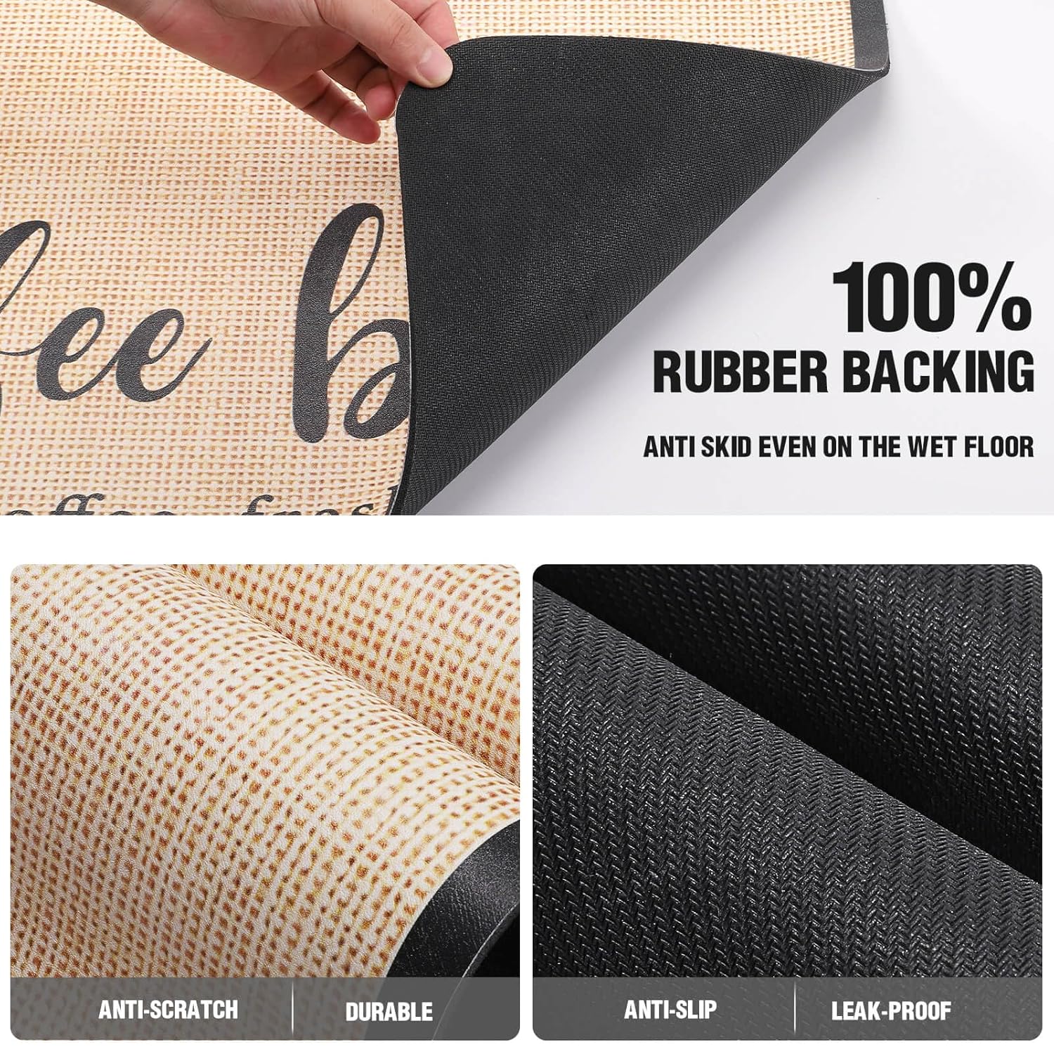 Printed Dish Drying Mat - Absorbent Drying Pad