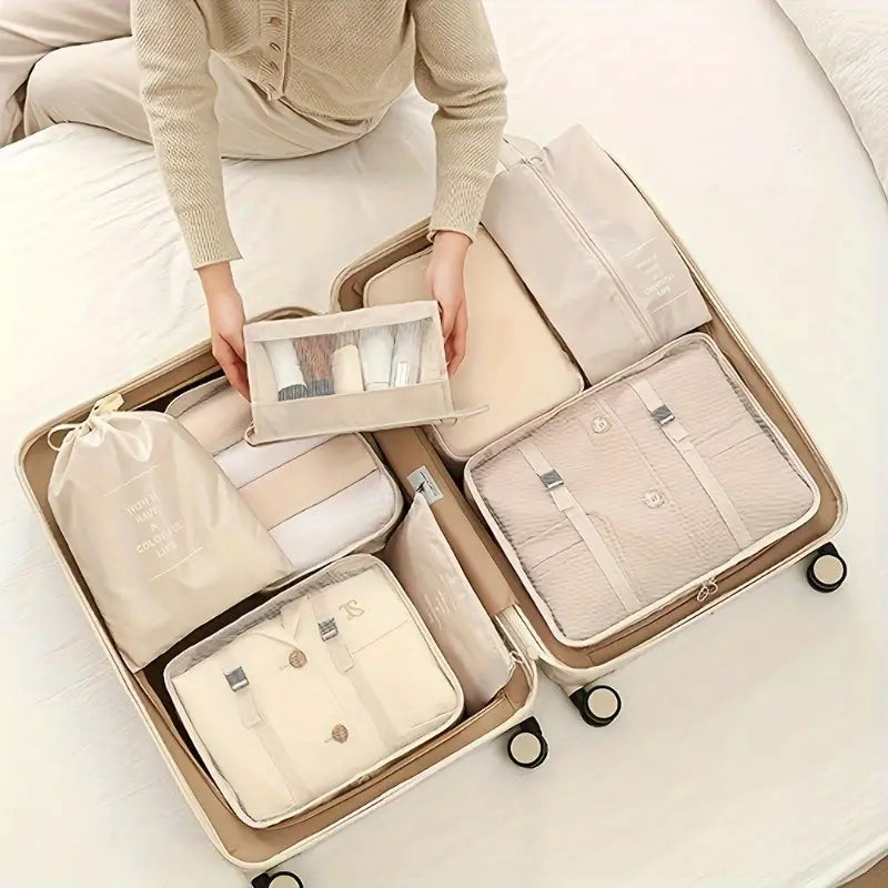 7 PC Premium Travel Organizer Packing Cubes