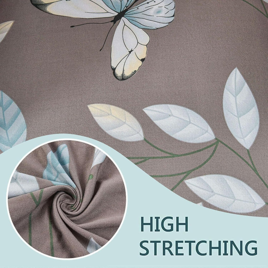 SnugFit Wingback Chair Slipcover - Grey Bliss