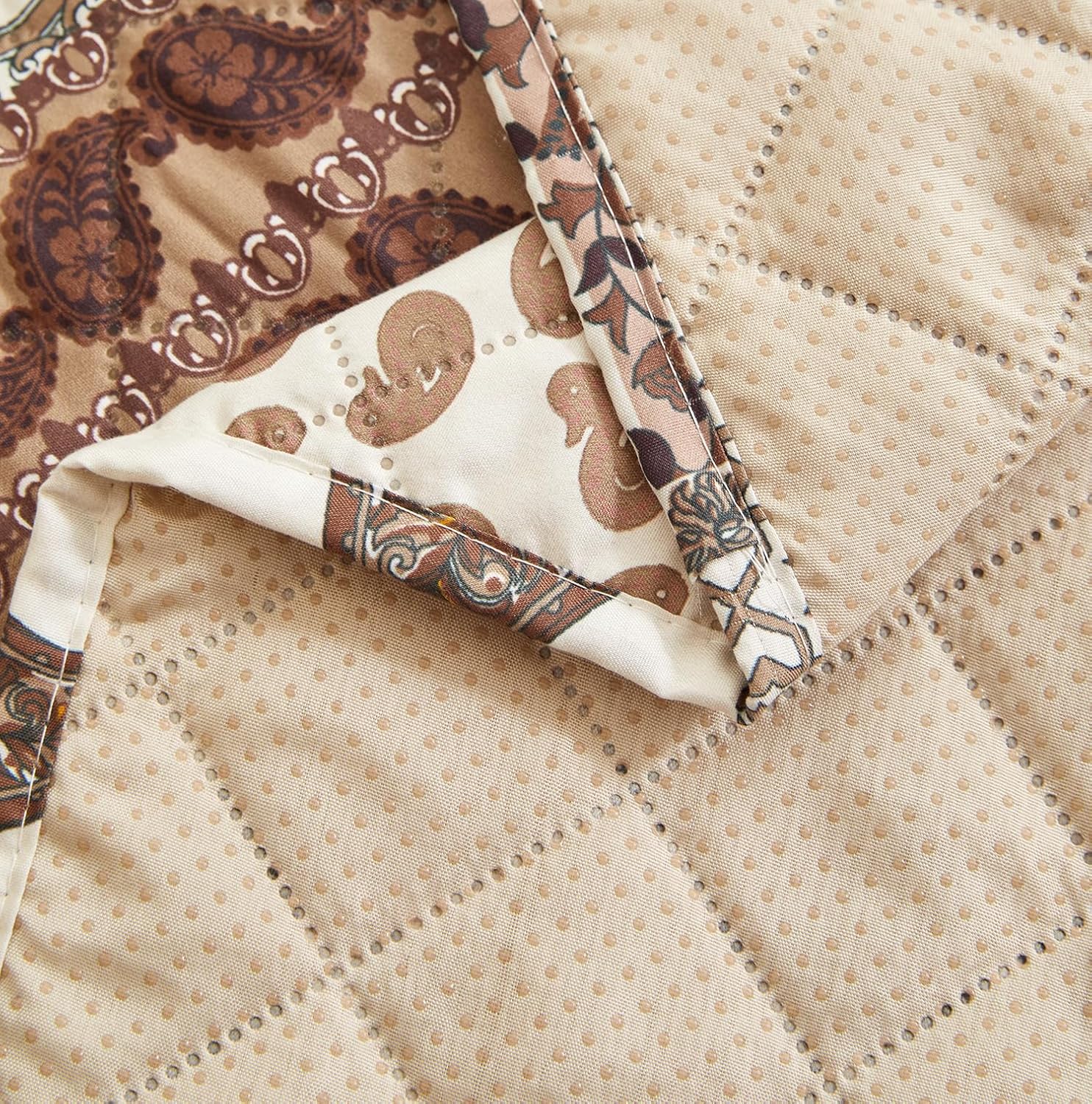 WATERPROOF QUILTED RECLINER COVER - BOHO BROWN