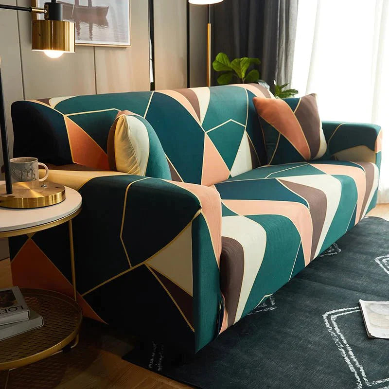 Tie-N-Dye EXCLUSIVE STRETCHABLE SOFA COVER