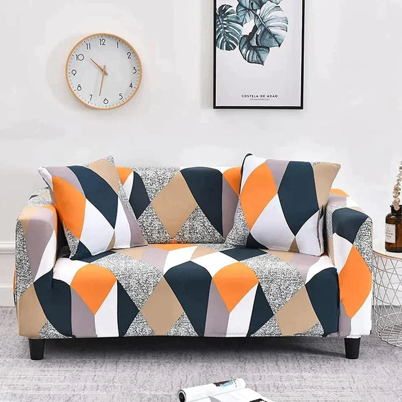 Tie-N-Dye EXCLUSIVE STRETCHABLE SOFA COVER