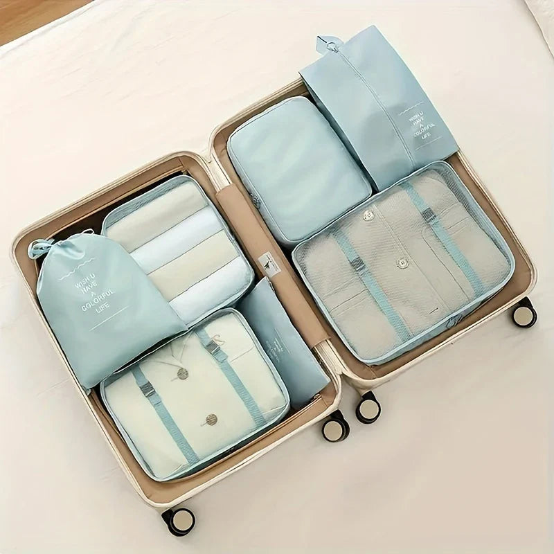 7 PC Premium Travel Organizer Packing Cubes