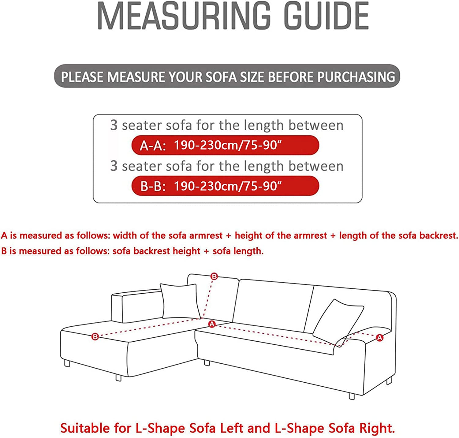 Tie-N-Dye Budget Stretchable Sofa Cover – Elastic Fit, Non-Slip, Multi-Seater Options