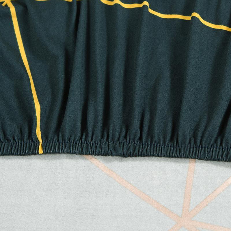 tie-n-dye Exclusive Stretchable Sofa Cover - Prism Gold