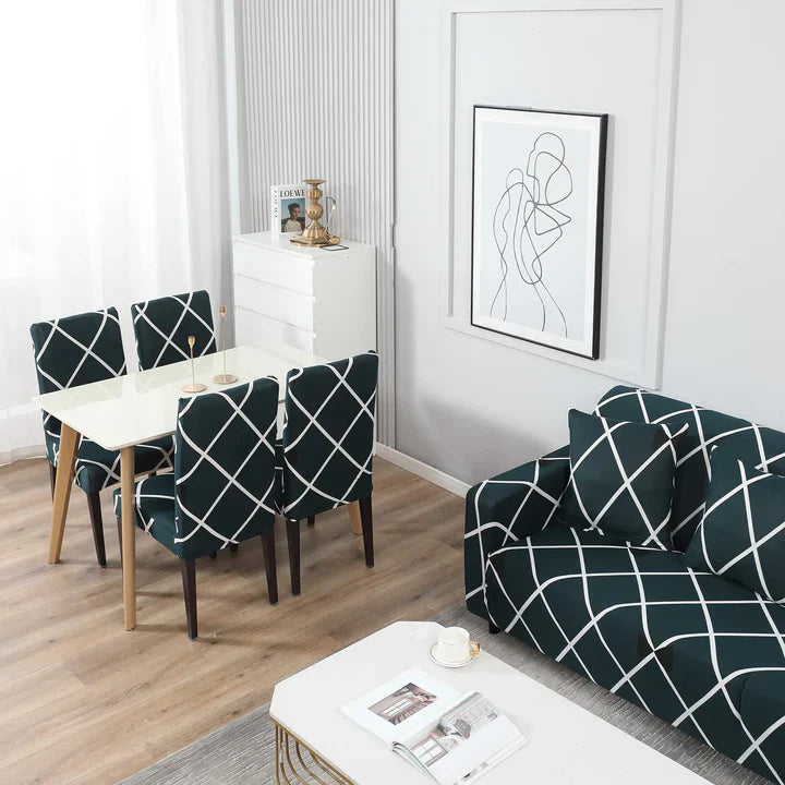 Sleek and Versatile: Premium  L-Shape Extensible Sofa Set Cover