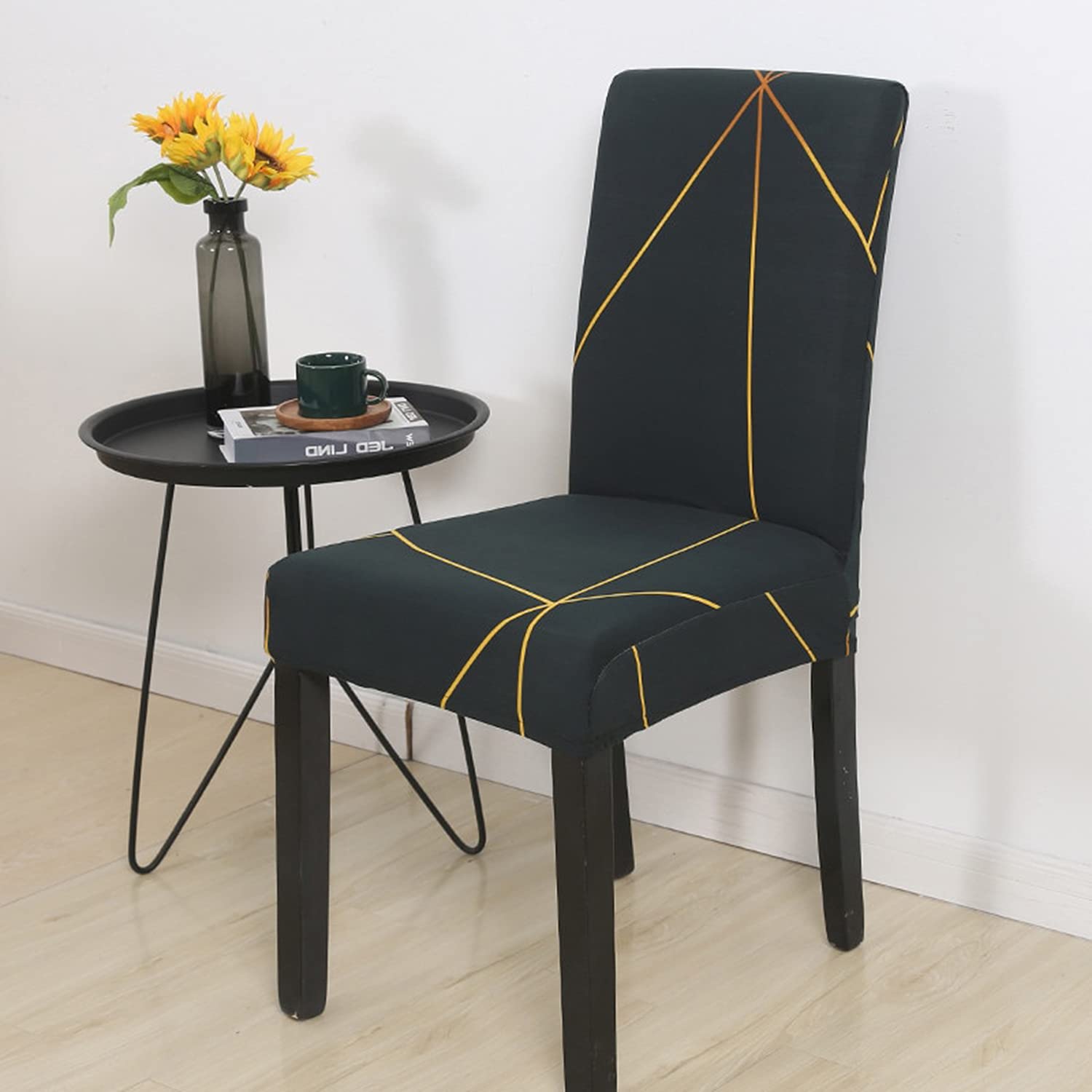 STRETCHABLE CHAIR COVERS, PRISM GOLD